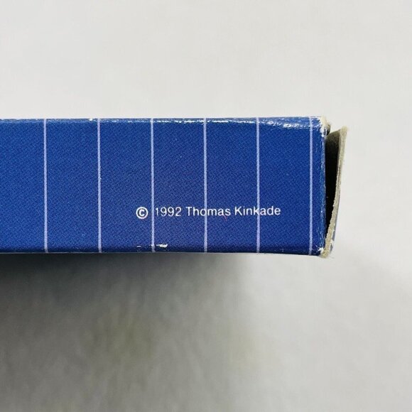 Vintage Giftco Metal Snack Tray Thomas Kinkade Enchanted Cottage Set 4 Serving - Picture 8 of 9